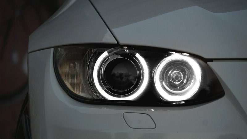 LEDs are very commonly used for projector headlights.